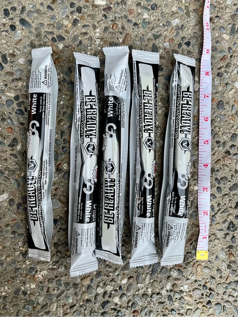 10 Piece Glow Sticks Set- Multicolored for Halloween, Carnival, Parties NIB